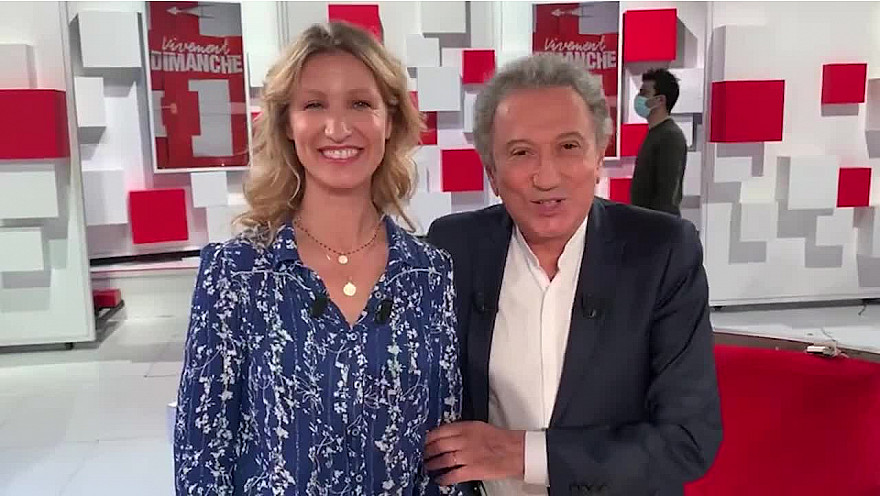 Michel Drucker et Alexandra Lamy